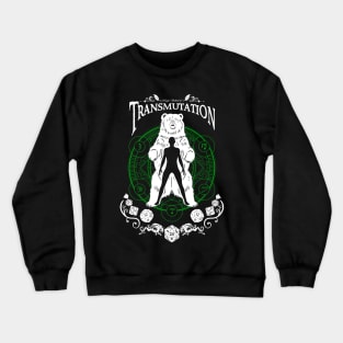 Transmutation - D&D Magic School Series: White Text Crewneck Sweatshirt